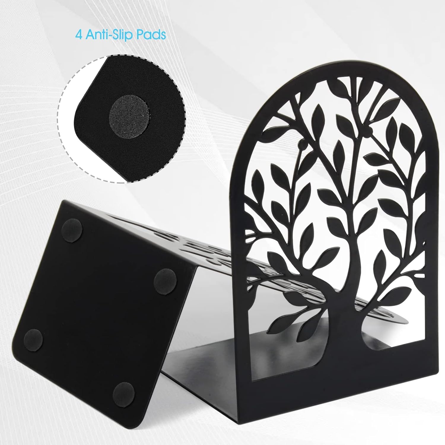 Bookends for Shelves, Stopper for Heavy Books, Bookends for Books - 6.5 Bookends for Shelves, Stopper for Heavy Books, Bookends for Books - 6.5